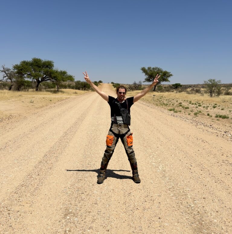 Ricky The Road in Namibia