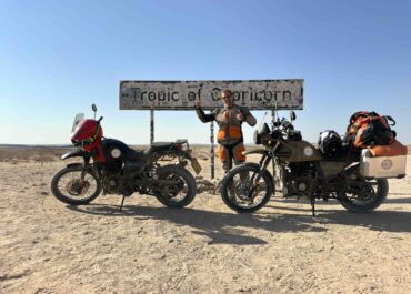 Namibia in moto - Ep2 -  itinerario da Windhoek alla savana
