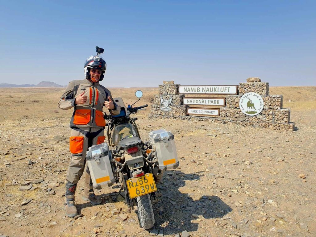 Ricky The Road in Namibia
